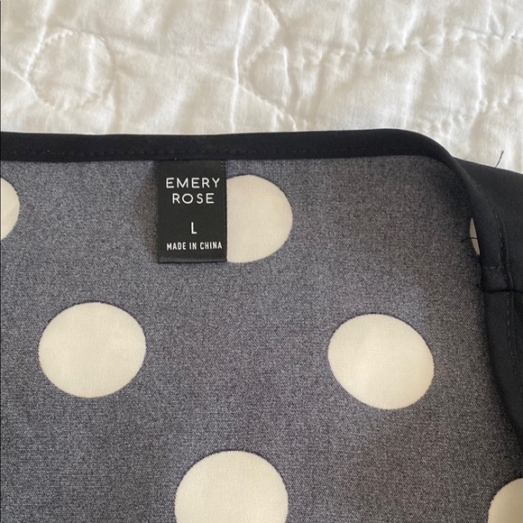 Polka Dot and Stripe Black Dress - Picture 8 of 8